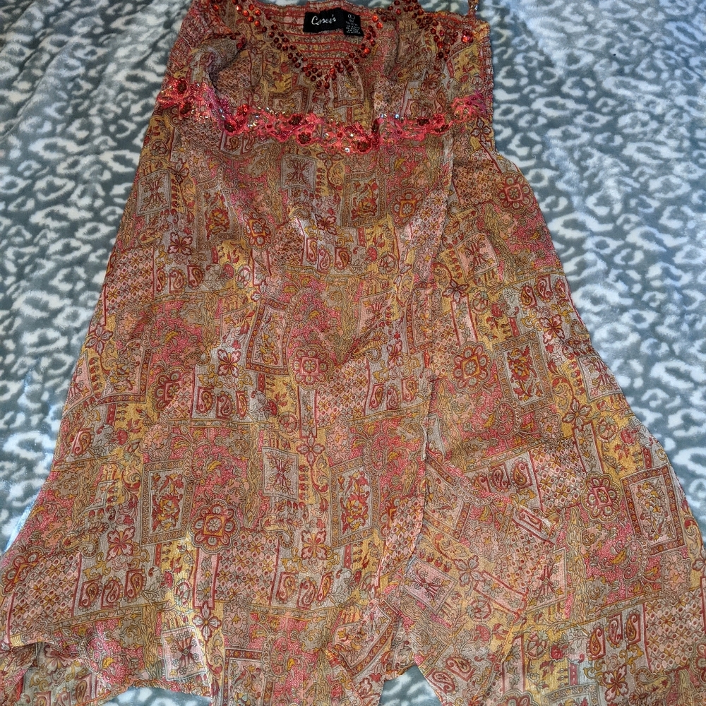 sheer dress/coverup